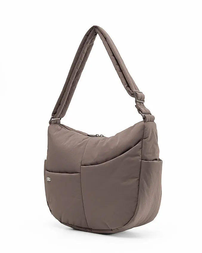 SIGNATURE POCKET CROSSBODY BAG IN POSH TAUPE TSL Singapore