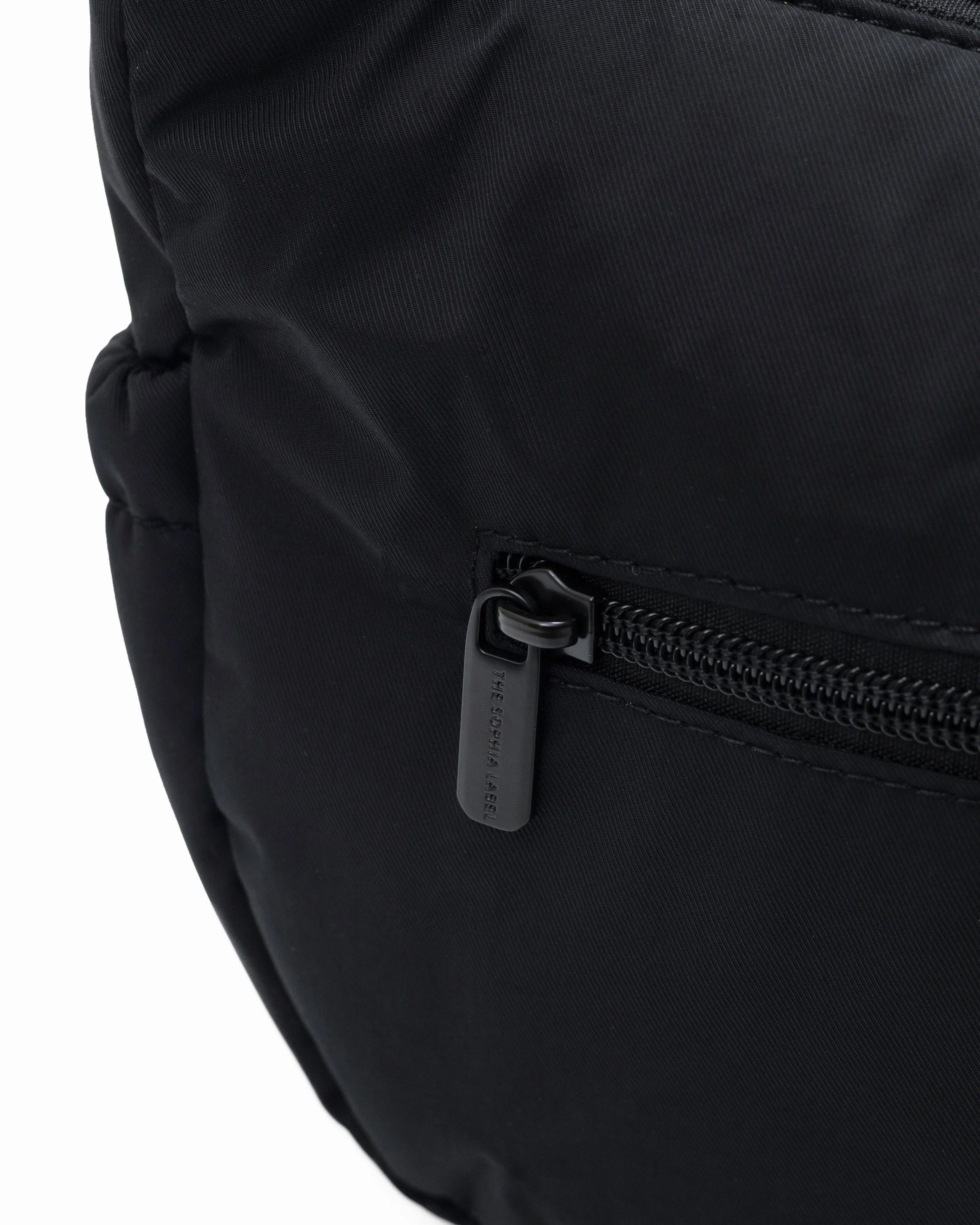 MINI SIGNATURE POCKET CROSSBODY BAG IN POSH JET BLACK