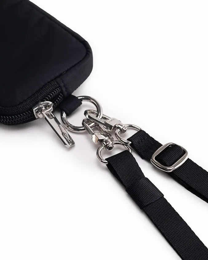 CARDHOLDER LANYARD IN JET BLACK TSL Singapore