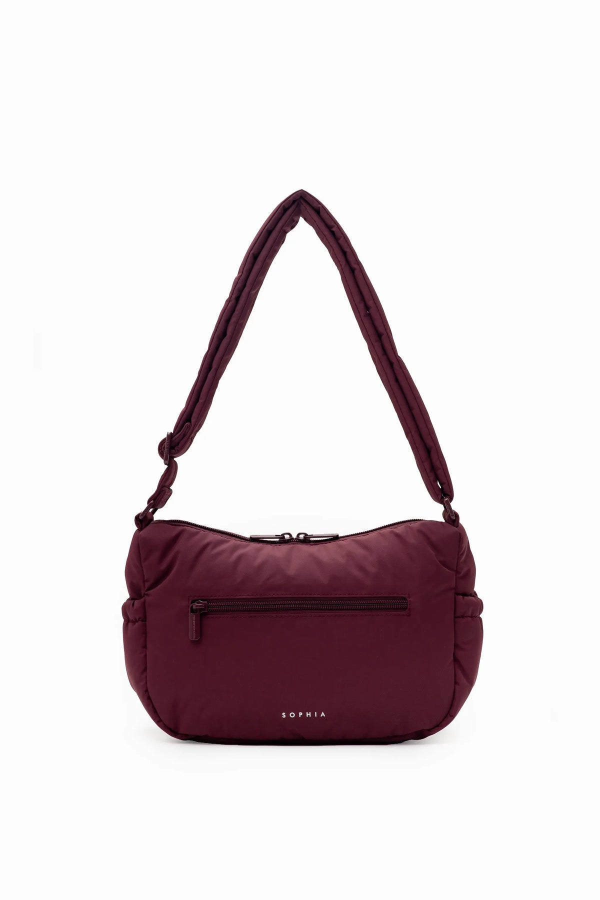 MINI SIGNATURE POCKET CROSSBODY BAG IN POSH WINE