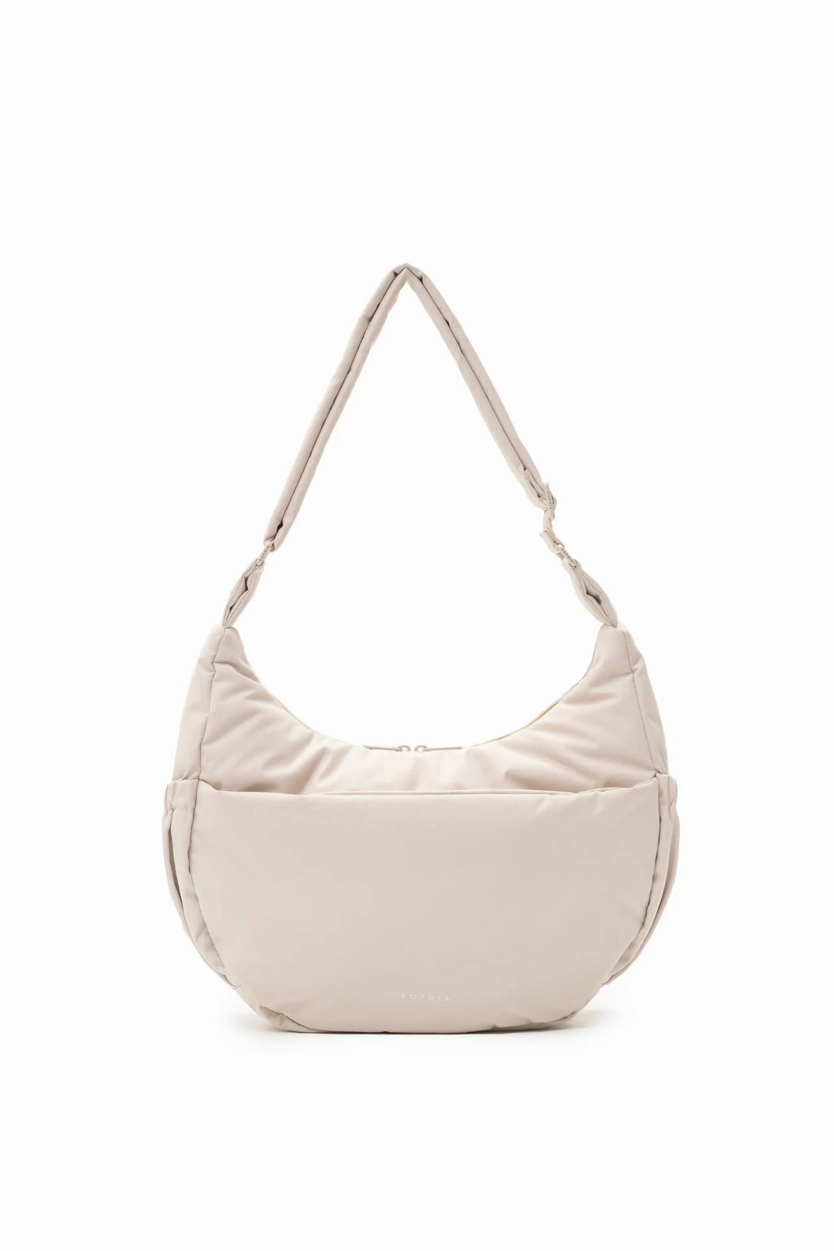 COSY LUXE L CRESCENT BAG 2.0 IN OAT