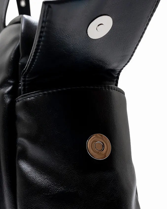 The Sophia Label - EVERYDAY CITY TOTE BAG IN PANTHER BLACK