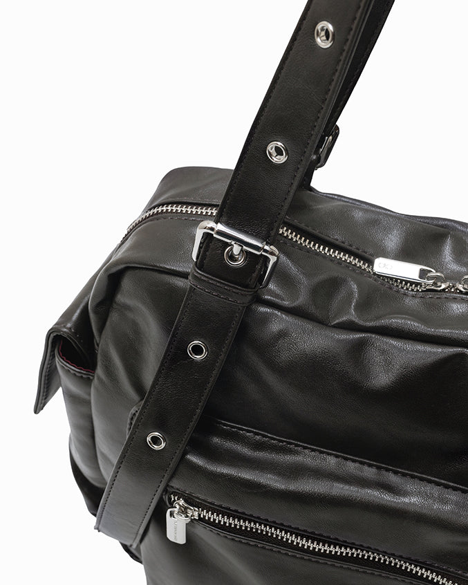 EVERYDAY CITY TOTE BAG IN OBSIDIAN GREY