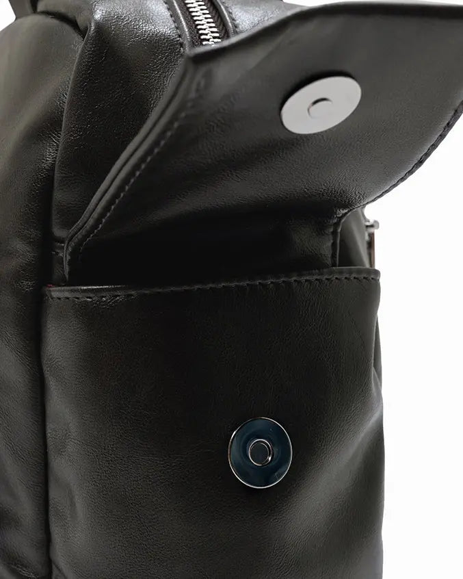 The Sophia Label - EVERYDAY CITY TOTE BAG IN OBSIDIAN GREY