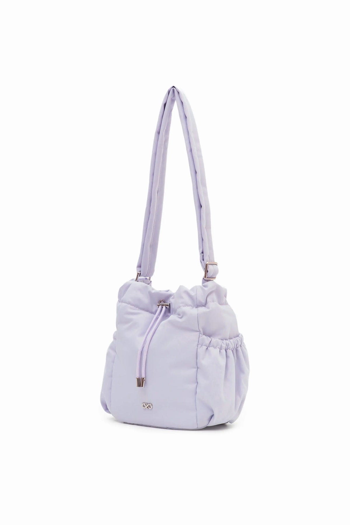 MINI COSY LUXE BUCKET BAG IN LILAC