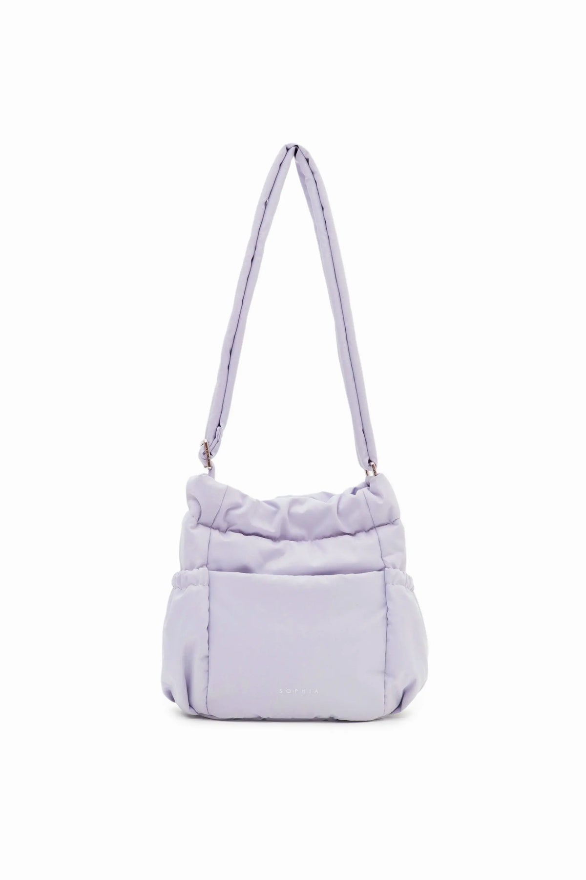 MINI COSY LUXE BUCKET BAG IN LILAC