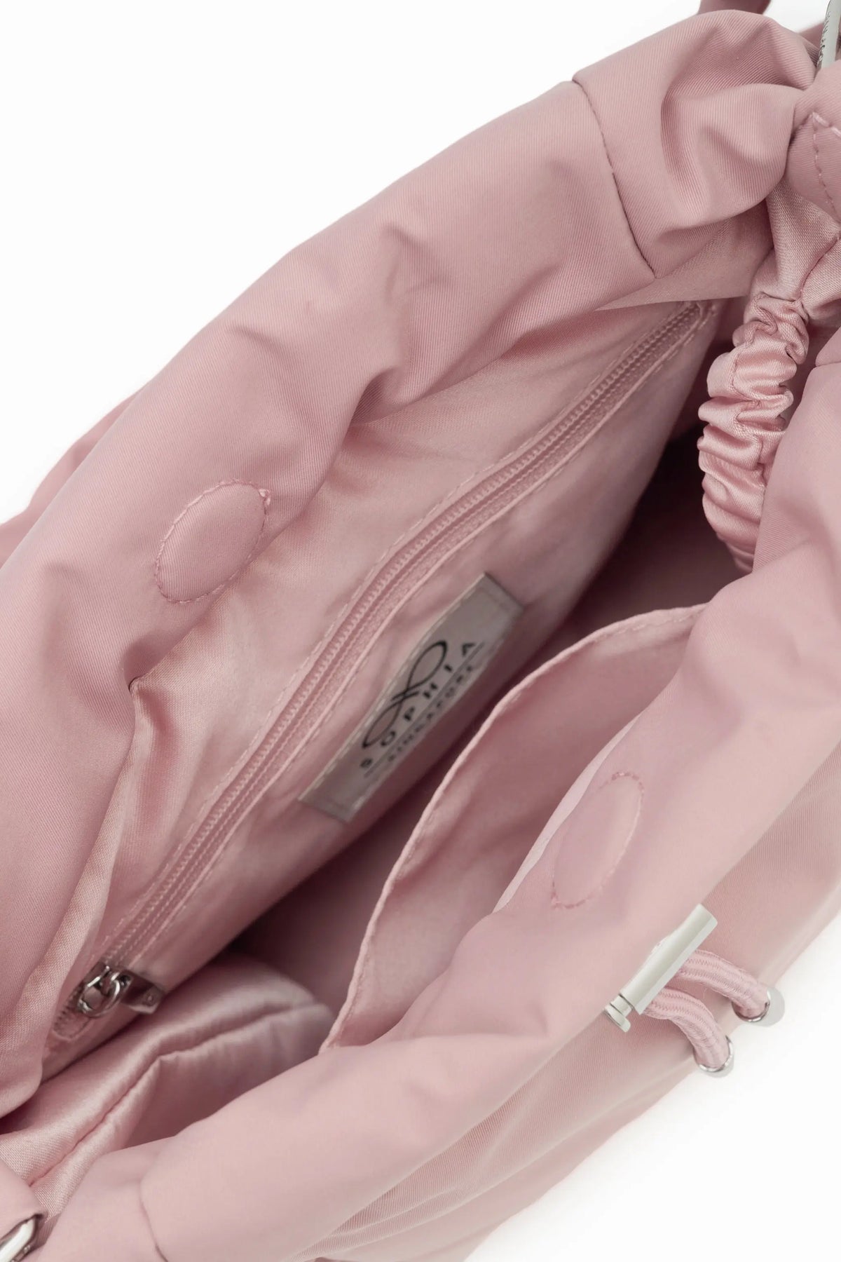 MINI COSY LUXE BUCKET BAG IN ROSY