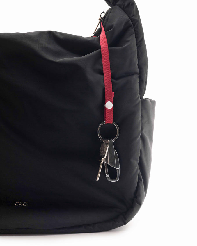 POSH SLOUCHY HOBO IN JET BLACK