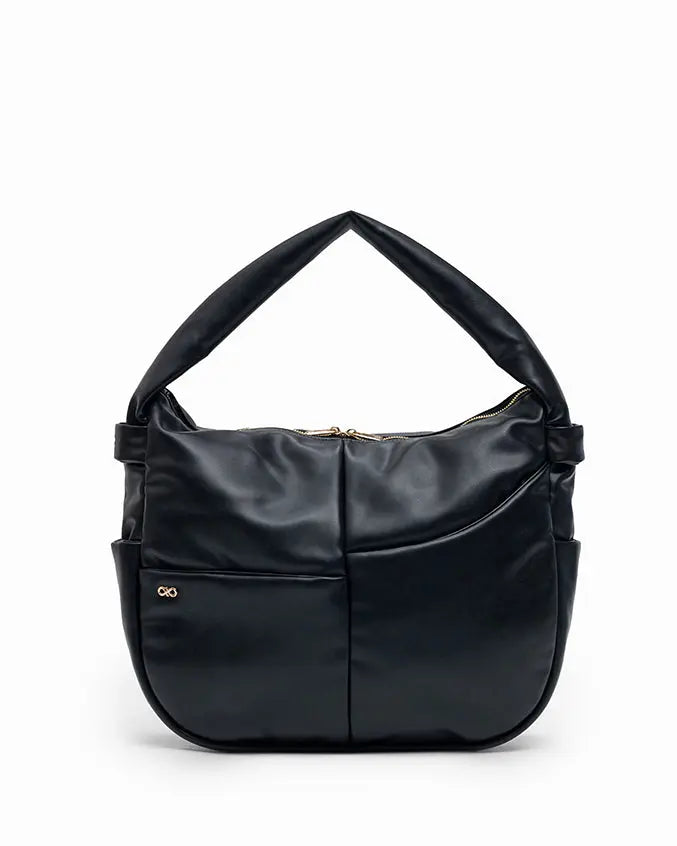 SIGNATURE POCKET SLOUCHY HOBO IN BLACK TSL Singapore