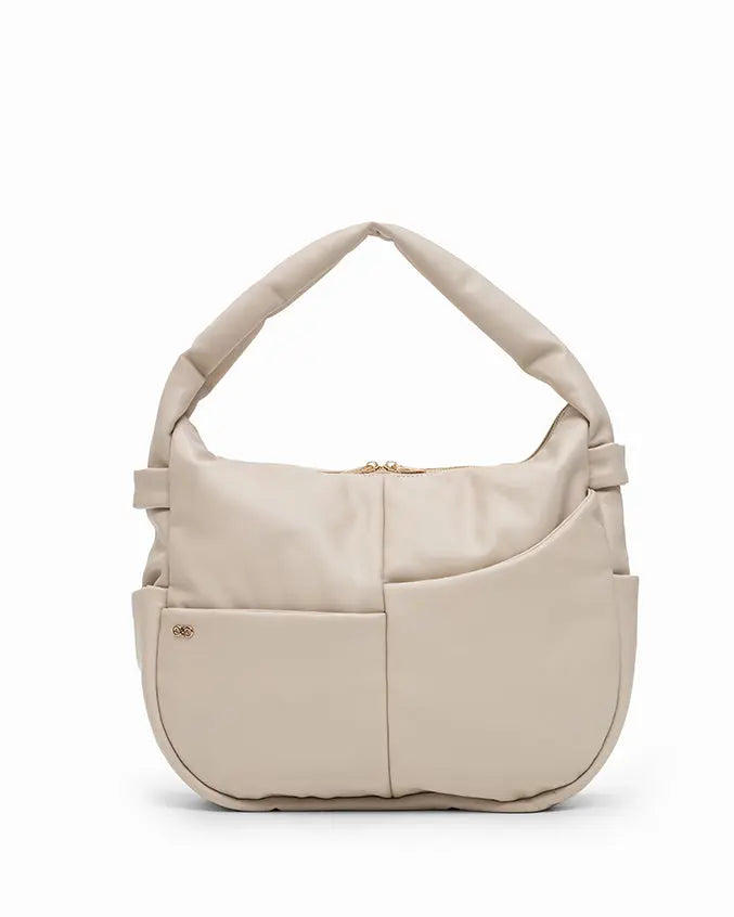 SIGNATURE POCKET SLOUCHY HOBO IN CHALK TSL Singapore