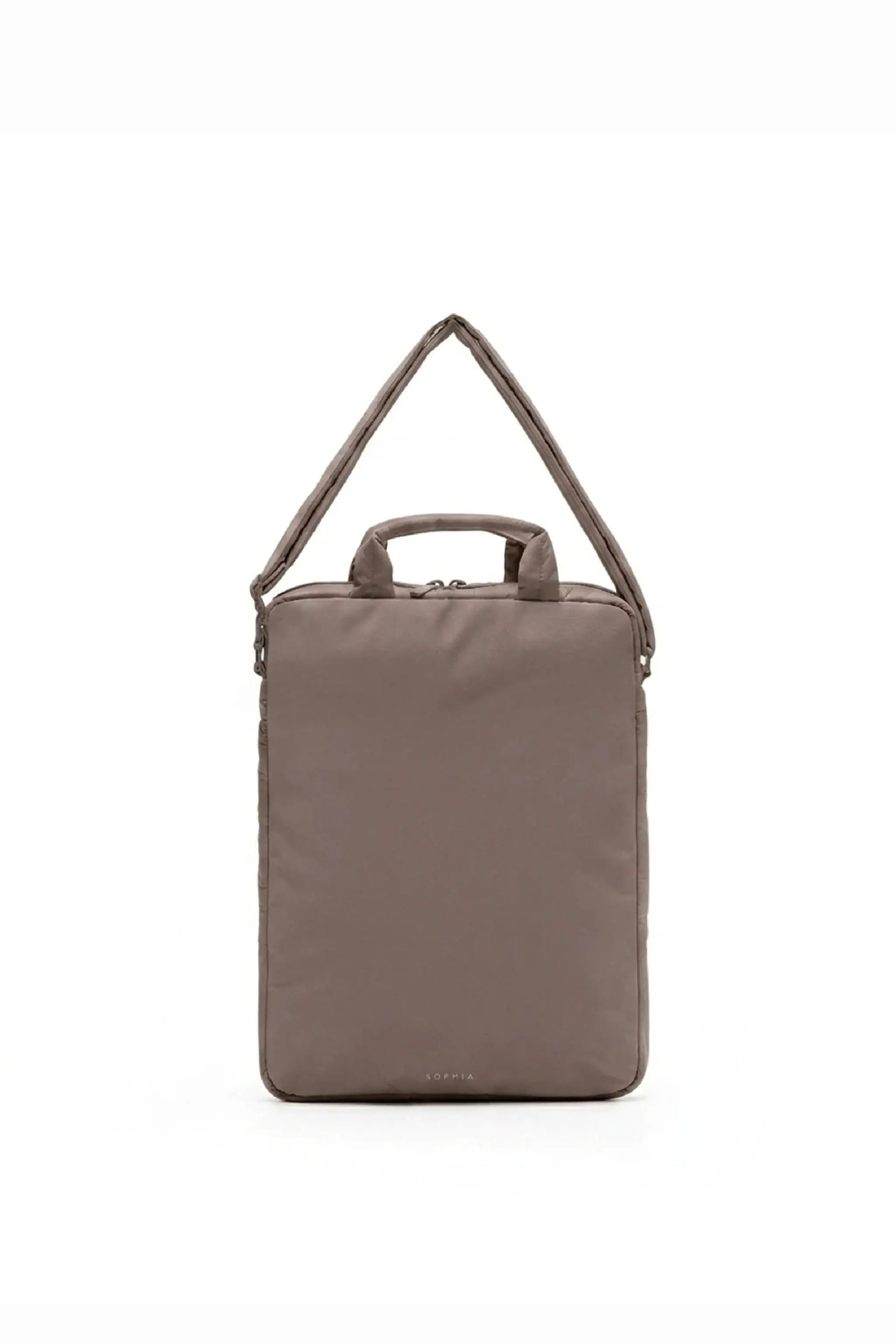 POSH LAPTOP BAG IN TAUPE