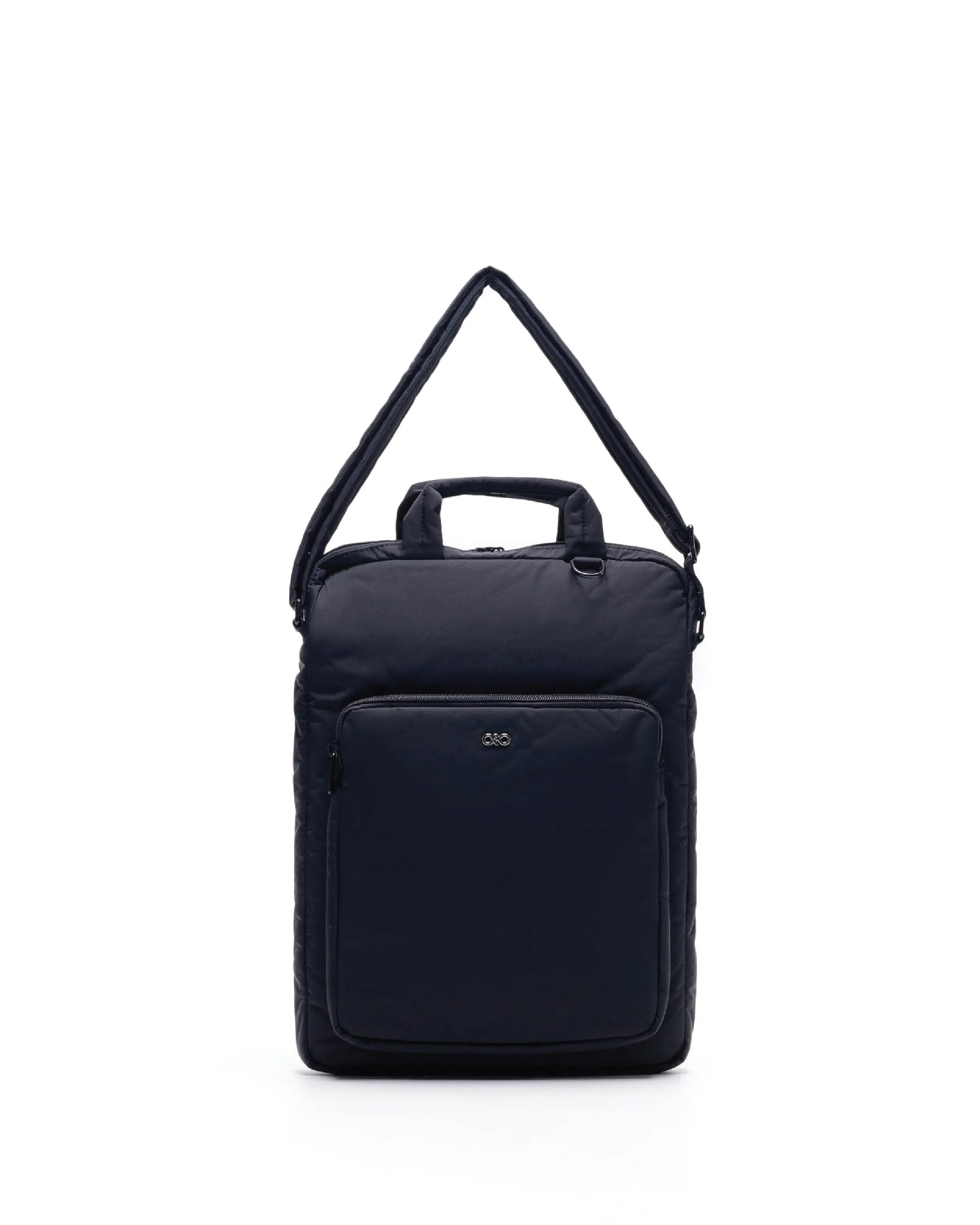 POSH LAPTOP BAG IN JET BLACK The Sophia Label