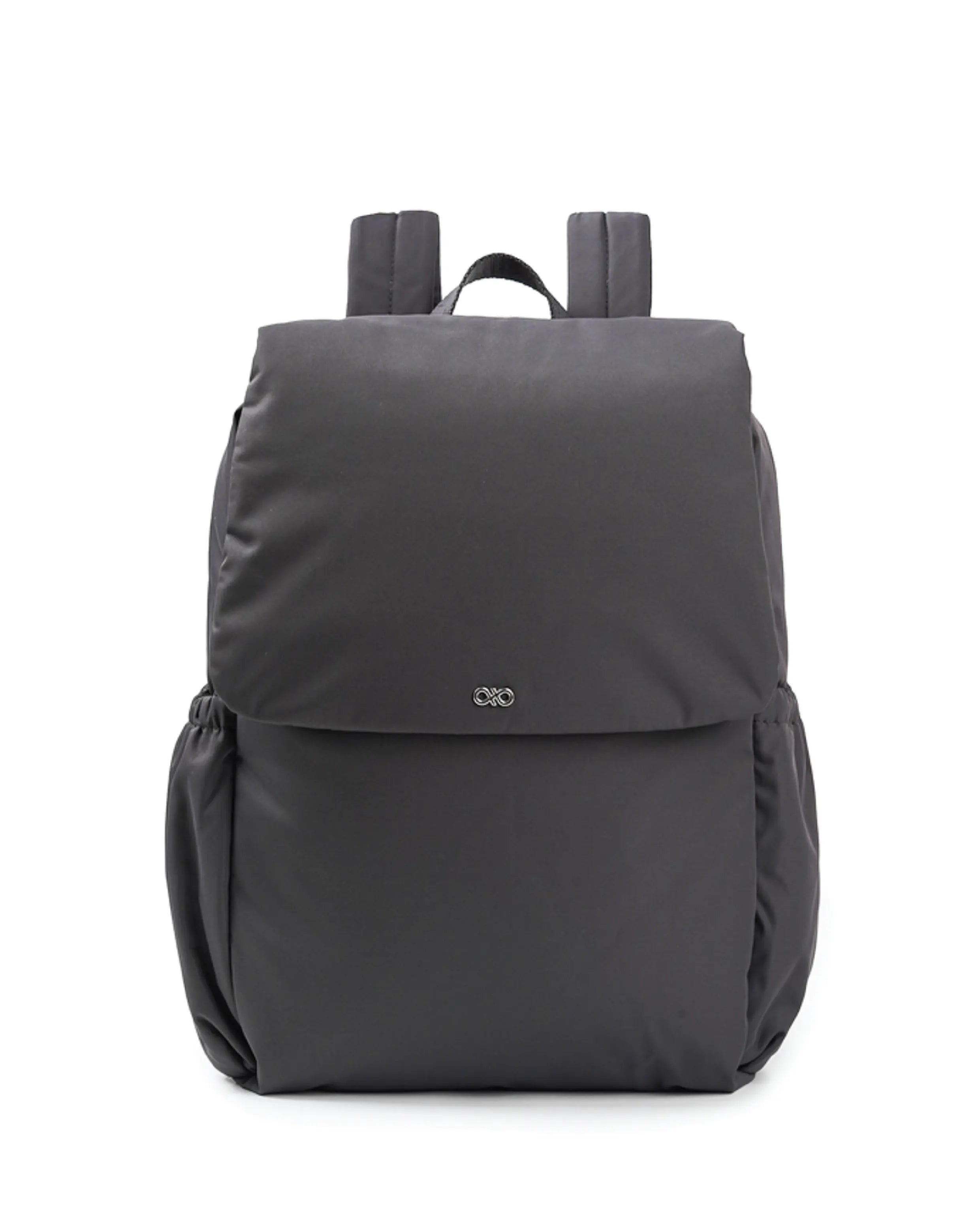 COSY LUXE UTILITY BACKPACK IN CHARCOAL TSL Singapore