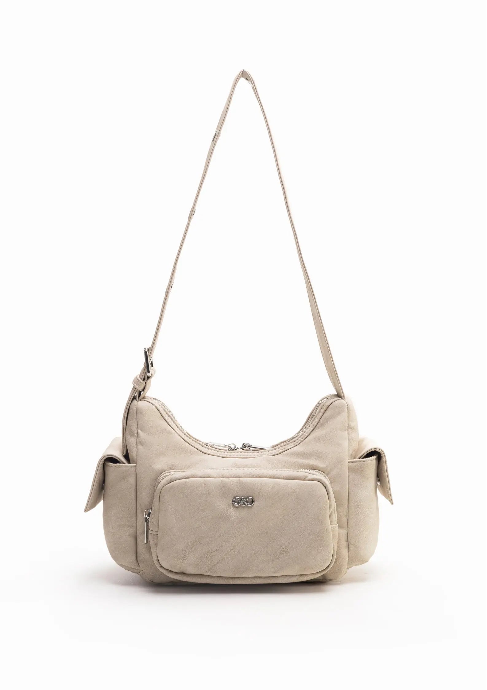 TATE POCKET HANDBAG IN SAND The Sophia Label