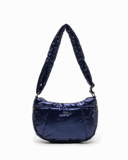 MINI GLAM PUFFY CROSSBODY BAG IN SAPPHIRE