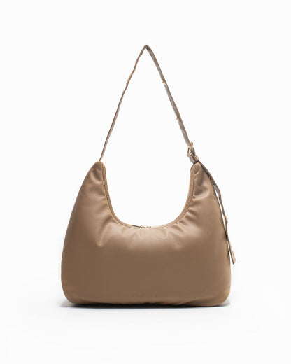 CUSHY HOBO BAG IN TAUPE