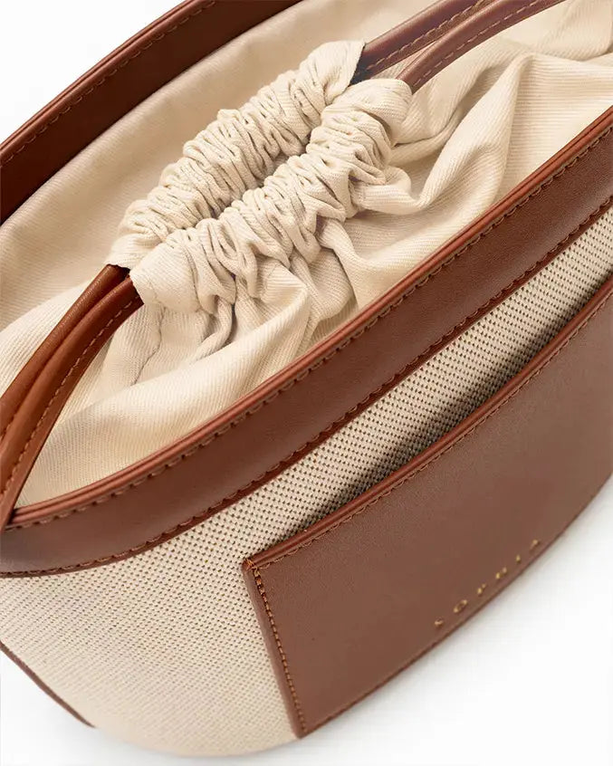 CALLY CANVAS MINI BUCKET BAG  - The Sophia Label