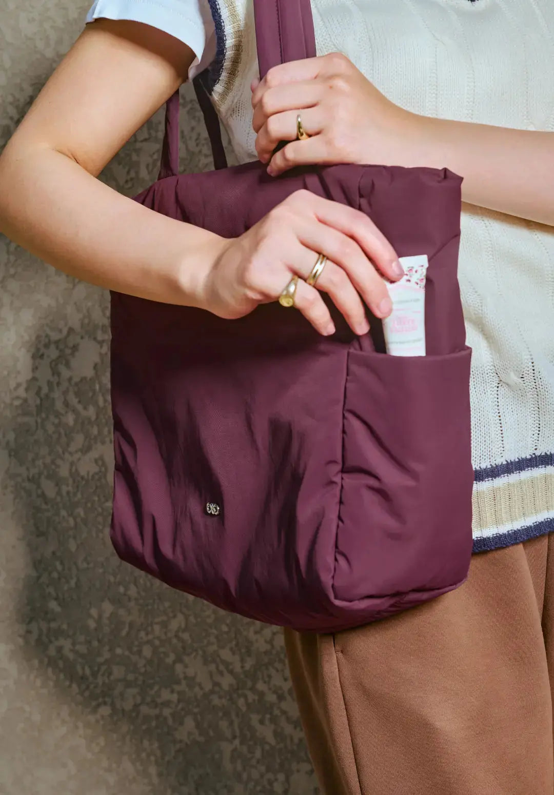 POSH TOTE BAG 2.0 IN WINE 