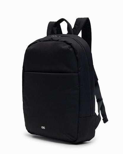 COSY LUXE XL COMMUTER BACKPACK IN JET BLACK