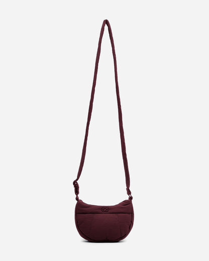 MICRO COSY PUFFY CROSSBODY BAG IN WINE (S)