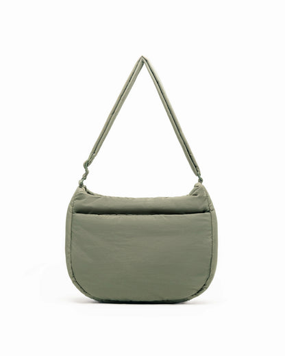 COSY PUFFY CROSSBODY BAG IN PINE