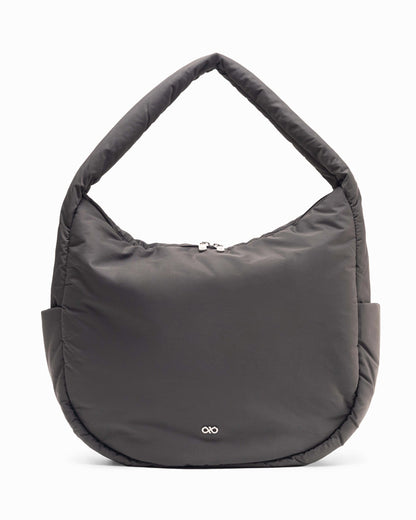 POSH SLOUCHY BAG IN GRAPHITE