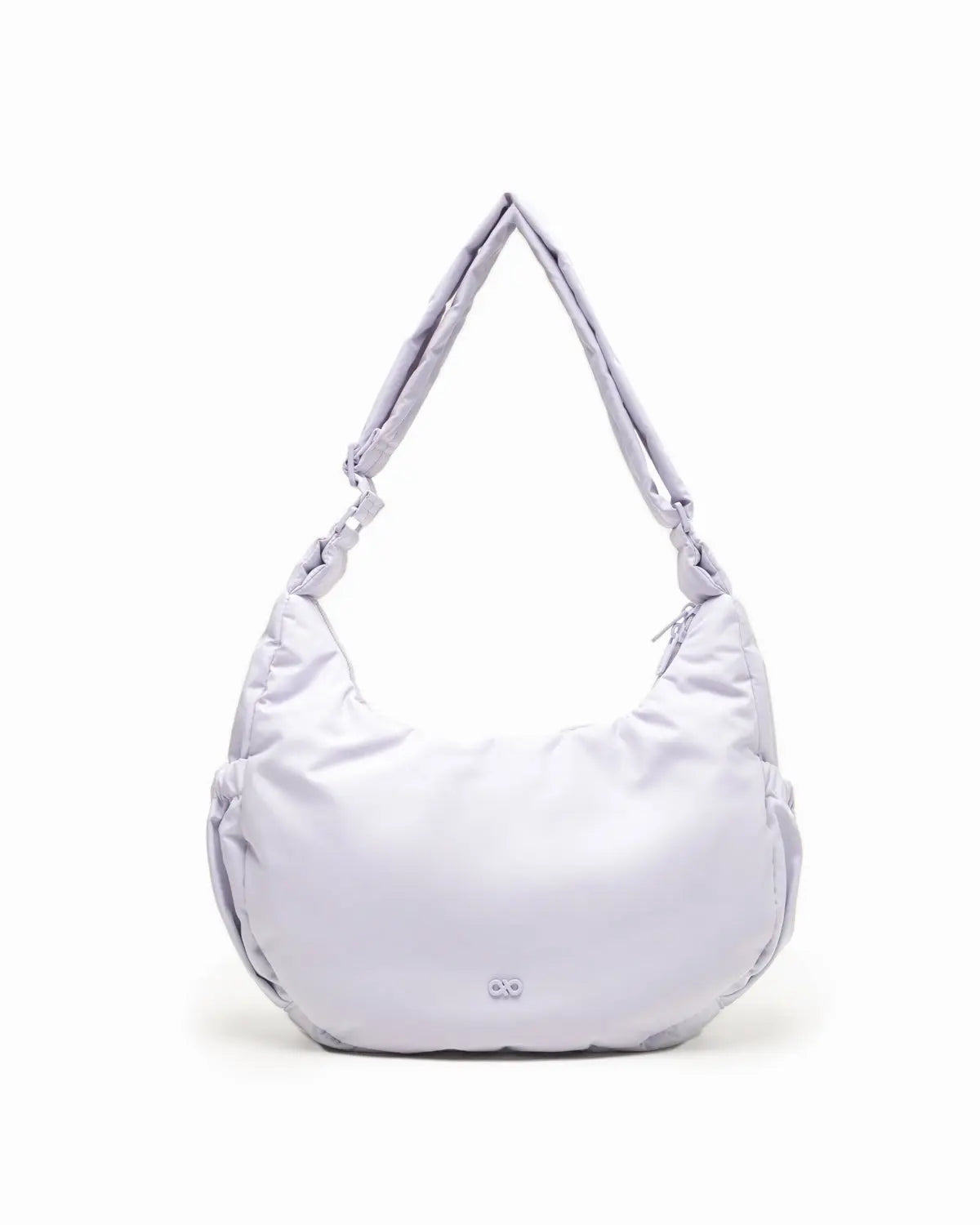 L COSY LUXE CRESCENT BAG LILAC The Sophia Label