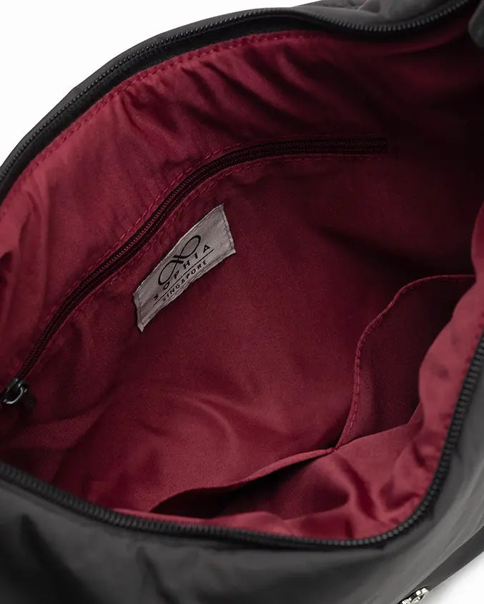 L POSH CRESCENT BAG IN STORM TSL Singapore