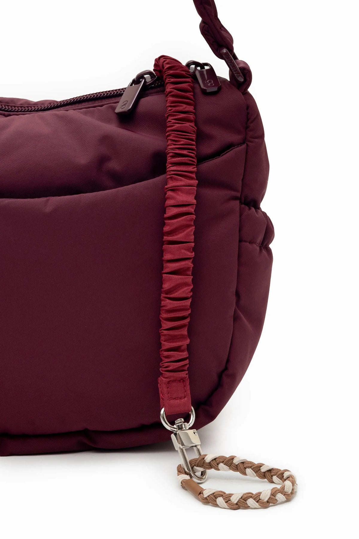 MINI SIGNATURE POCKET CROSSBODY BAG IN POSH WINE 