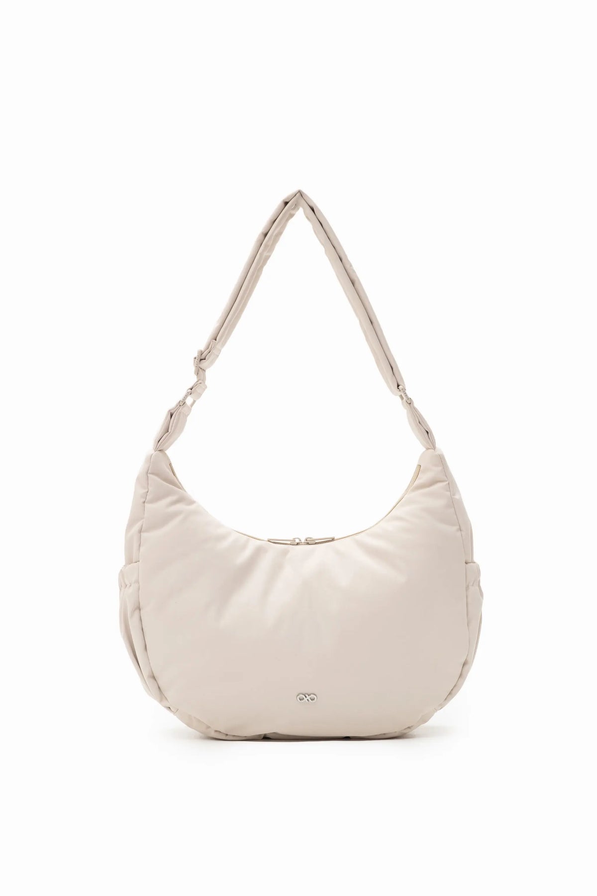 COSY LUXE L CRESCENT BAG 2.0 IN OAT 