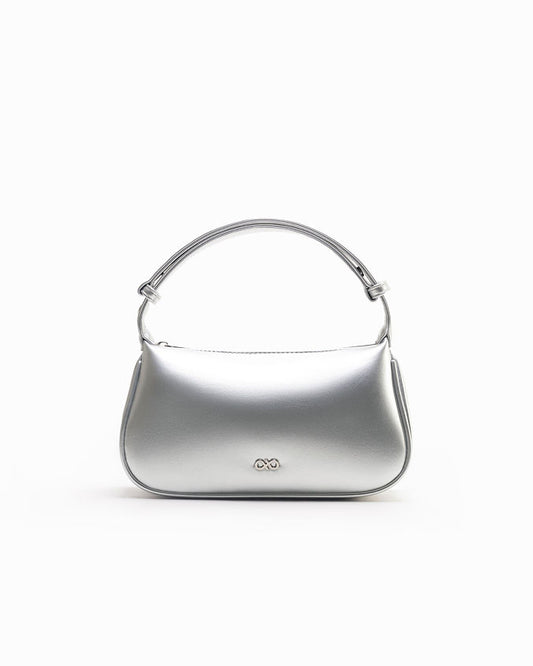 SIENA HANDBAG IN SILVER