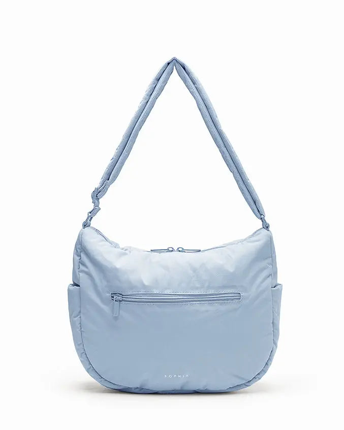 SIGNATURE POCKET CROSSBODY BAG IN POSH MISTY TSL Singapore