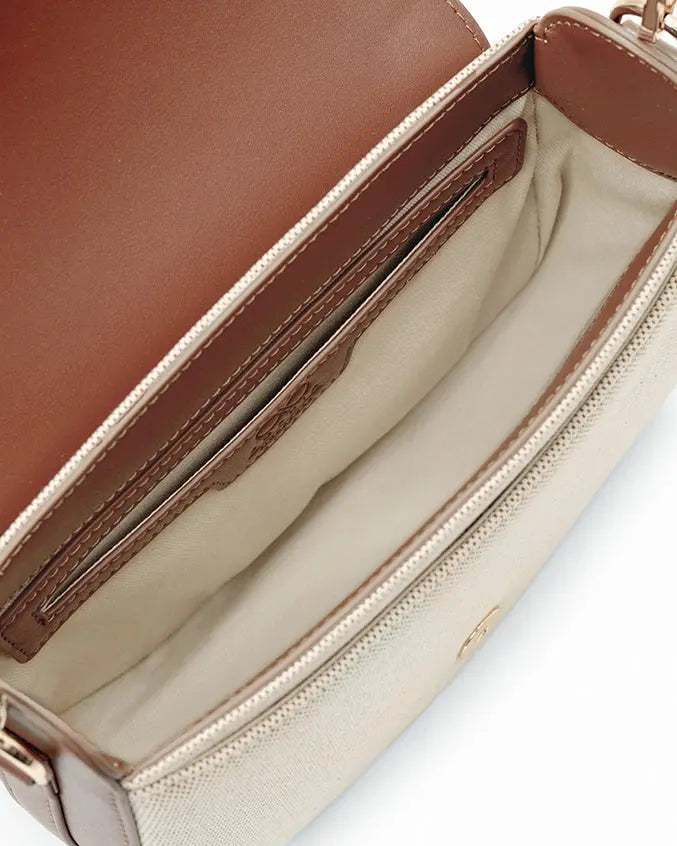 CALLY CANVAS SADDLE CROSSBODY BAG - The Sophia Label