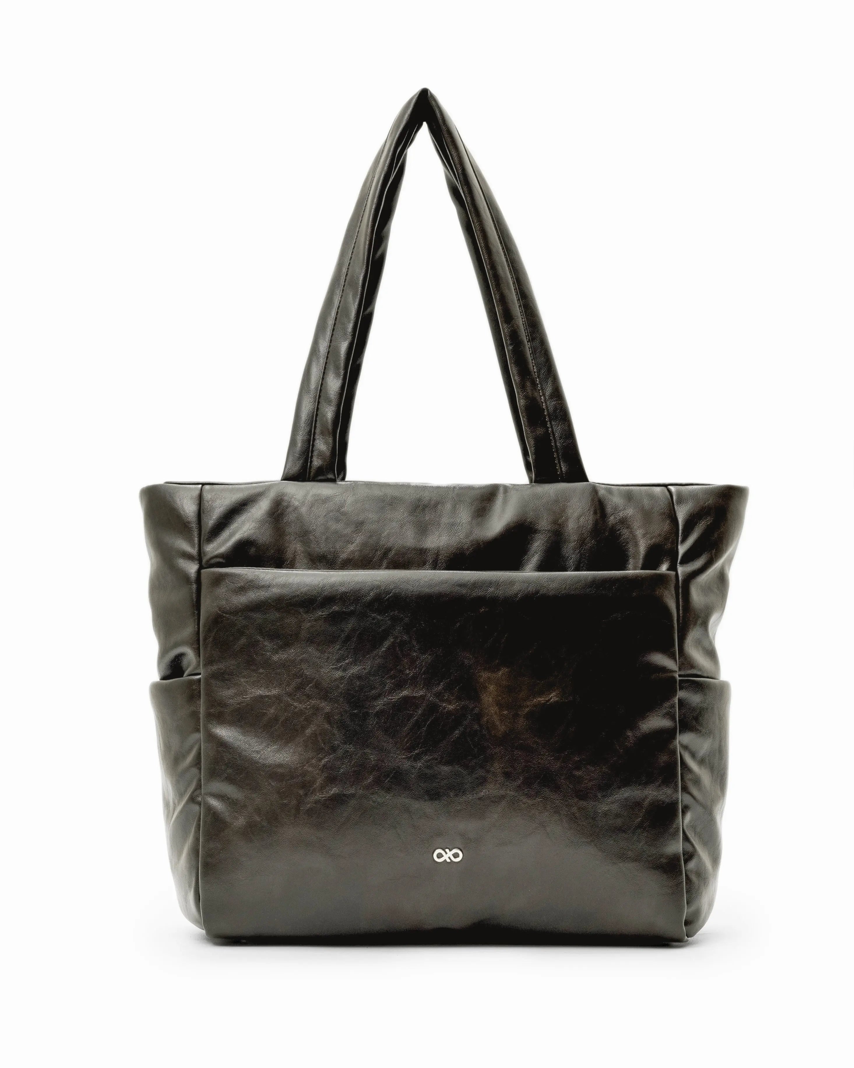 The Sophia Label - EVERYDAY CITY CUSHY TOTE 2.0 IN ESPRESSO BROWN