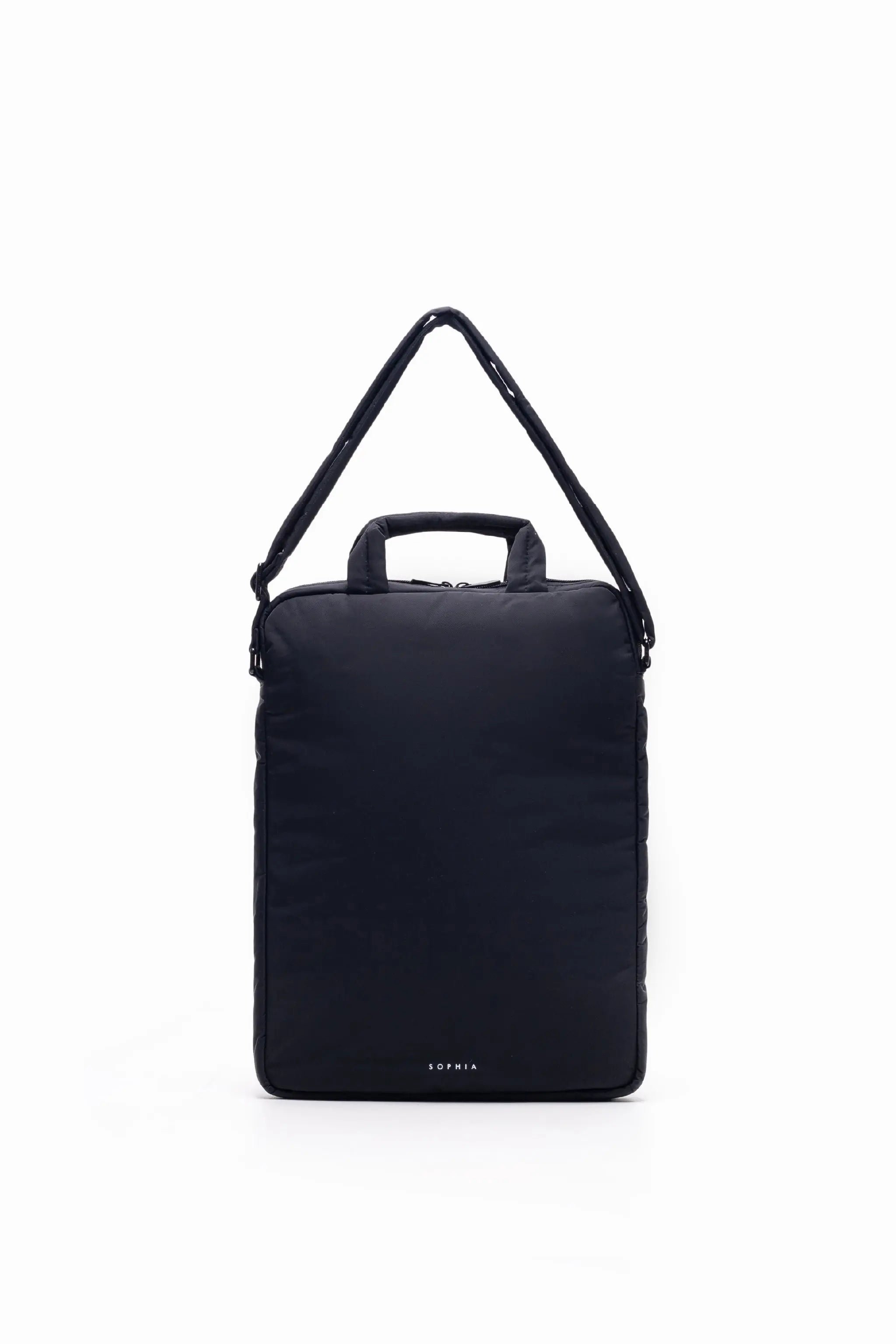 POSH LAPTOP BAG IN JET BLACK 