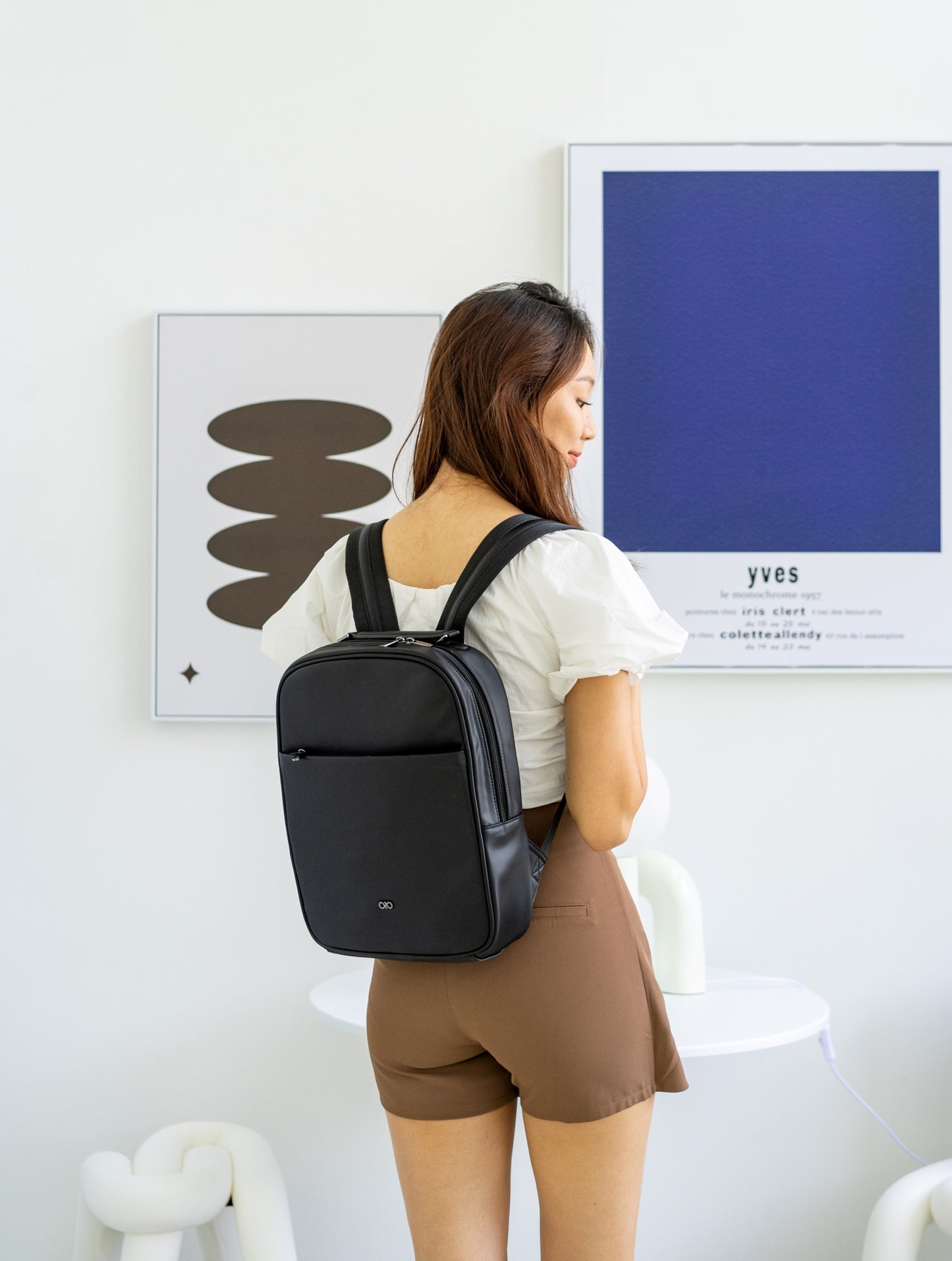 RHEA MAGIC LAPTOP BACKPACK IN BLACK