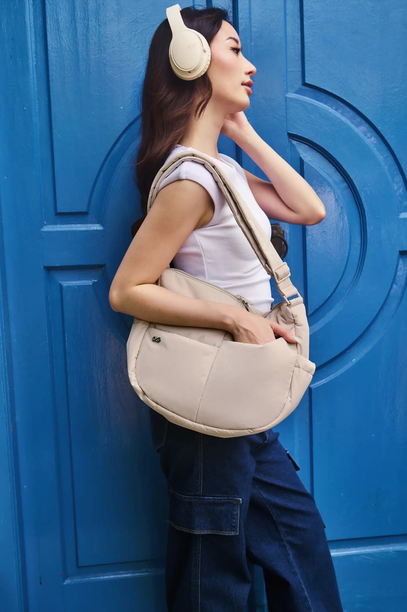 SIGNATURE POCKET CROSSBODY BAG 2.0 IN POSH OAT 