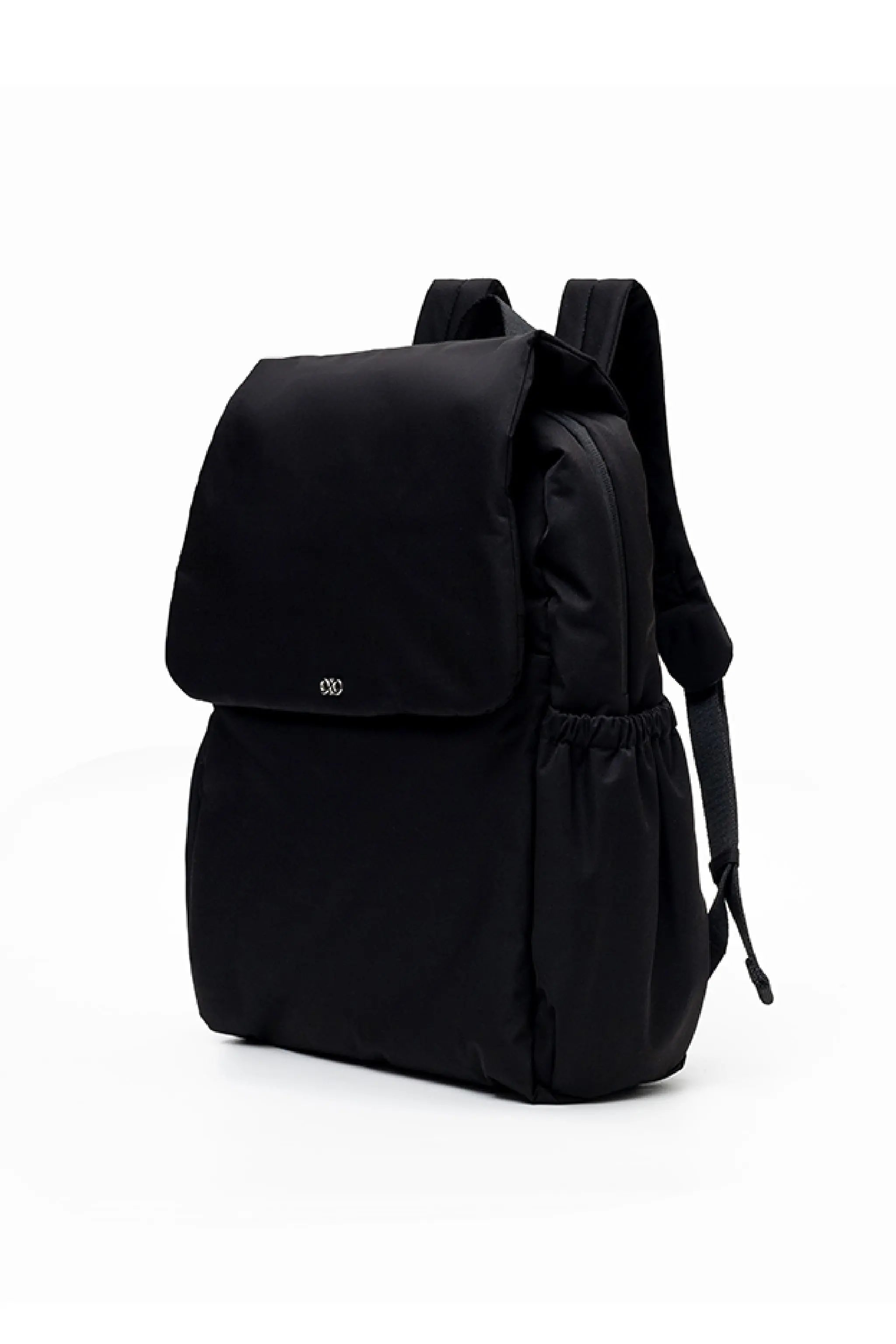 COSY LUXE UTILITY BACKPACK IN JET BLACK 