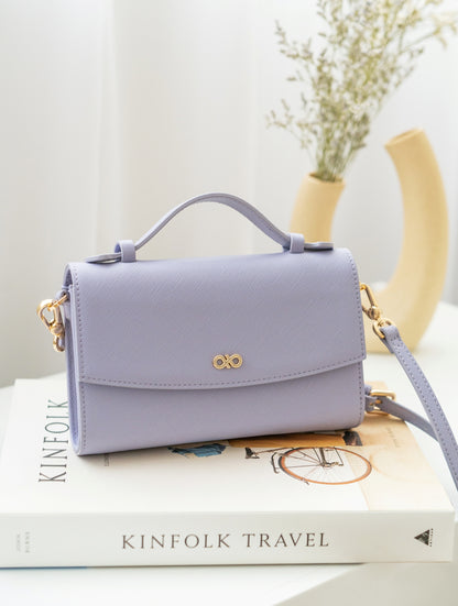 ELFIE 2-WAY CROSSBODY BAG IN LAVENDER